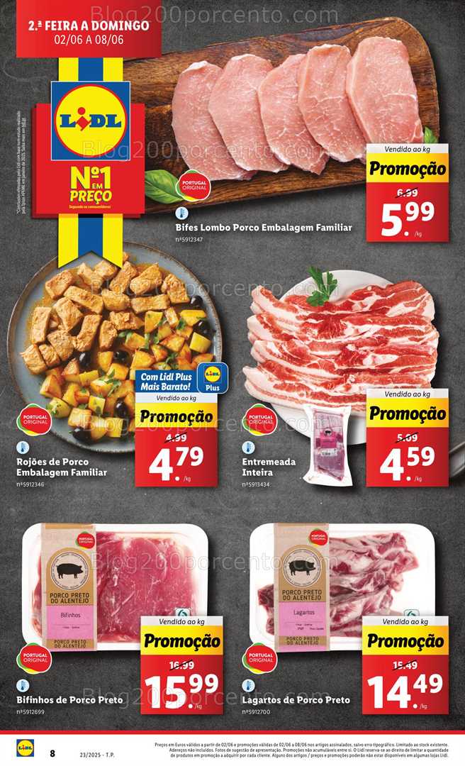 Antevisão Folheto LIDL Promoções de 2 a 8 junho supermercado 2 junho