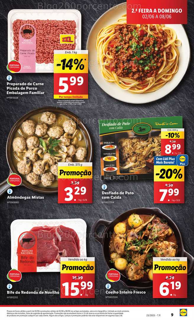 Antevisão Folheto LIDL Promoções de 2 a 8 junho supermercado 2 junho