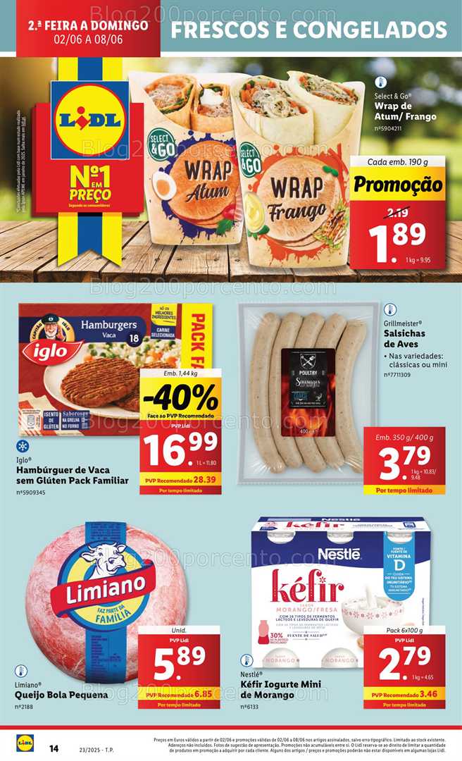Antevisão Folheto LIDL Promoções de 2 a 8 junho supermercado 2 junho