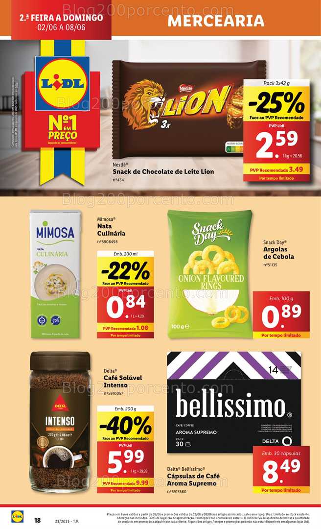 Antevisão Folheto LIDL Promoções de 2 a 8 junho supermercado 2 junho