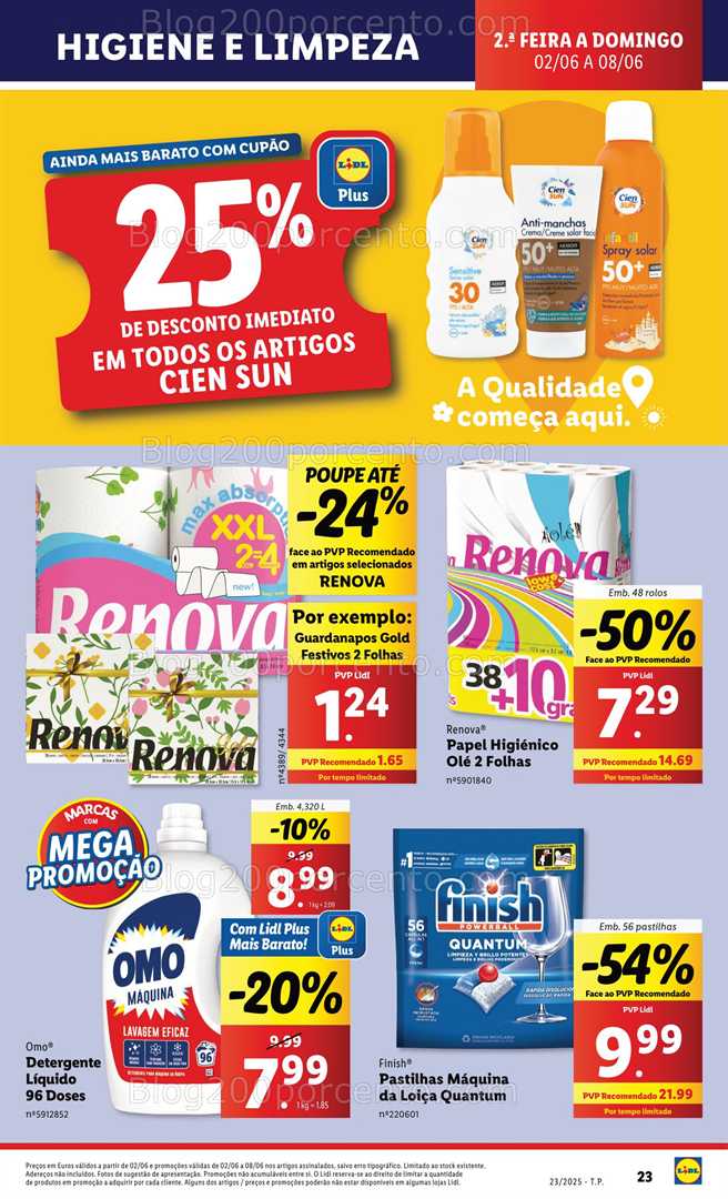Antevisão Folheto LIDL Promoções de 2 a 8 junho supermercado 2 junho