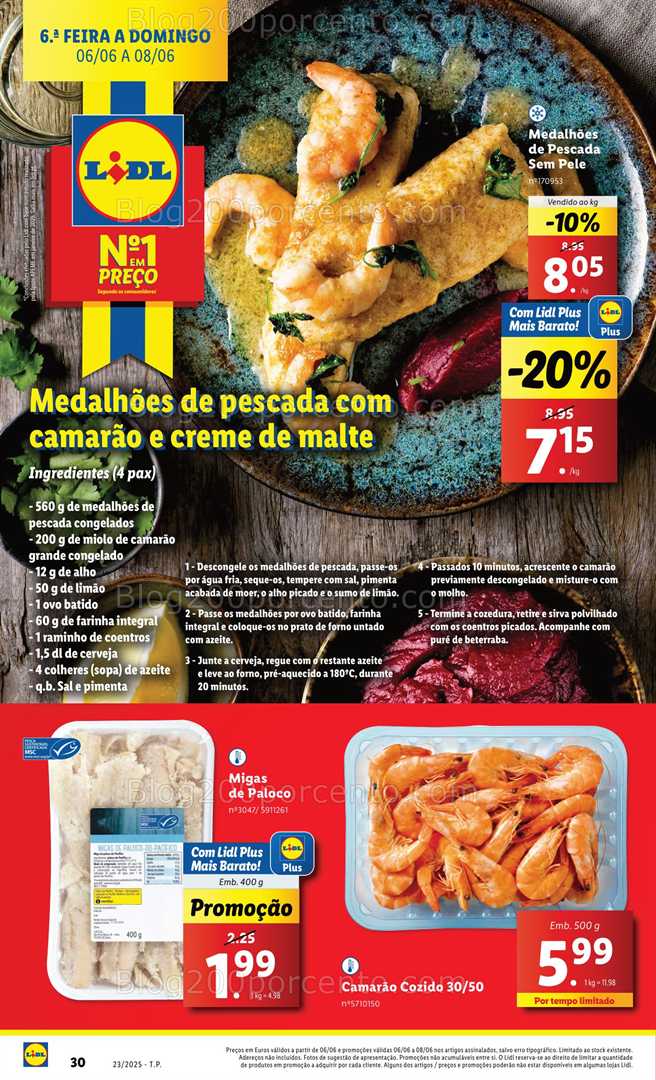 Antevisão Folheto LIDL Promoções Fim de Semana - 6 a 8 junho fim de semana