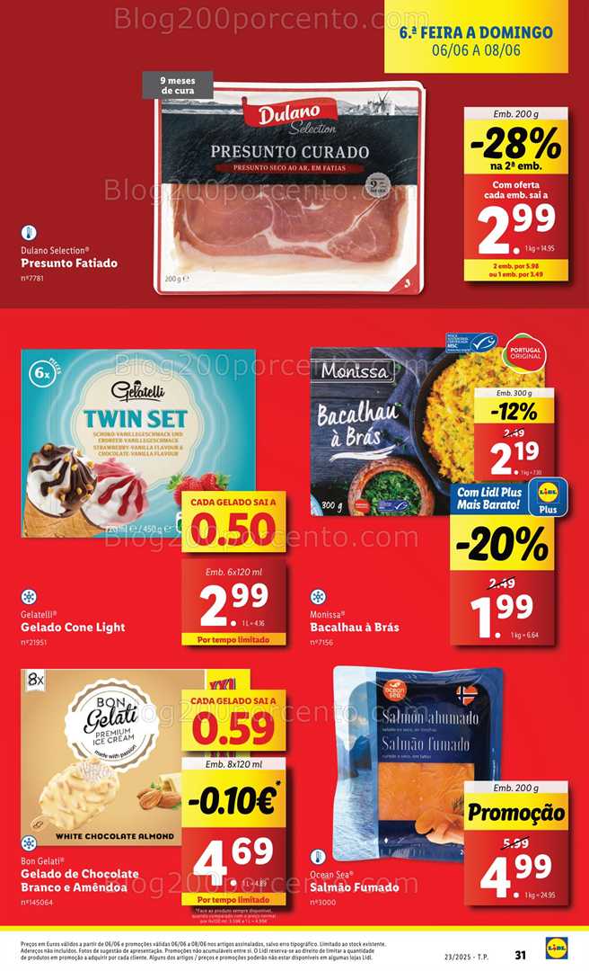 Antevisão Folheto LIDL Promoções Fim de Semana - 6 a 8 junho fim de semana