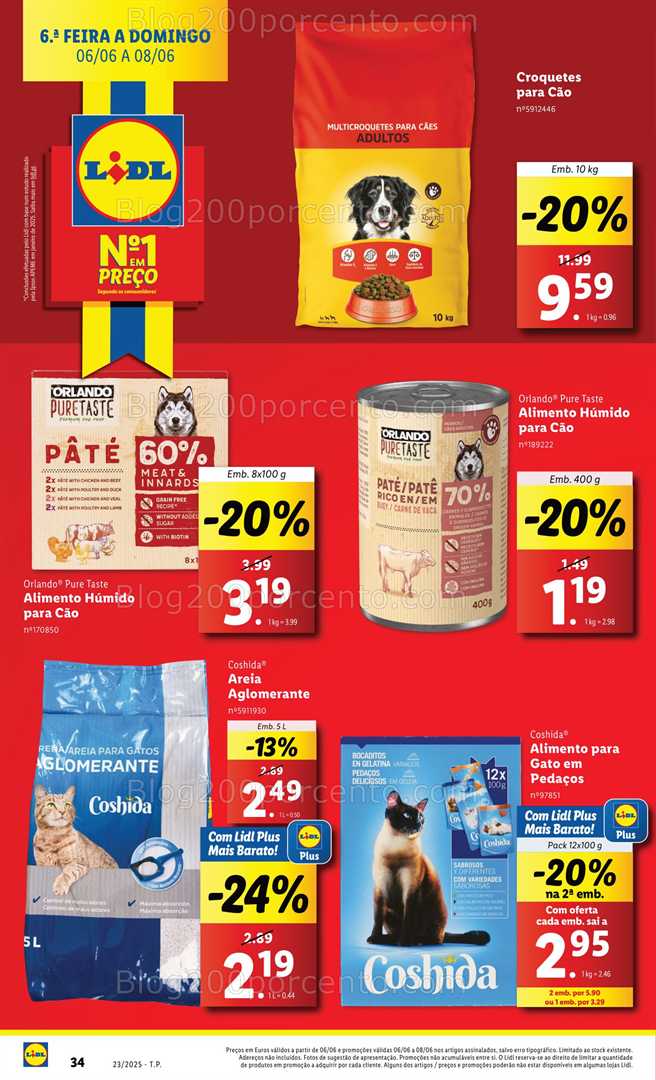 Antevisão Folheto LIDL Promoções Fim de Semana - 6 a 8 junho fim de semana