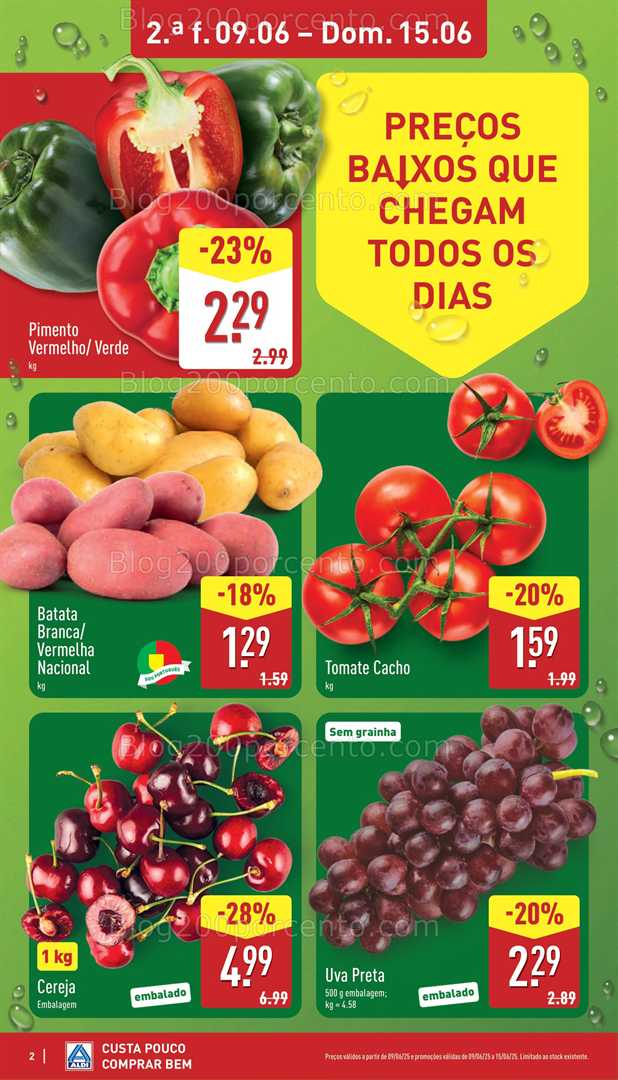 Antevisão Folheto ALDI Promoções de 9 a 15 junho all