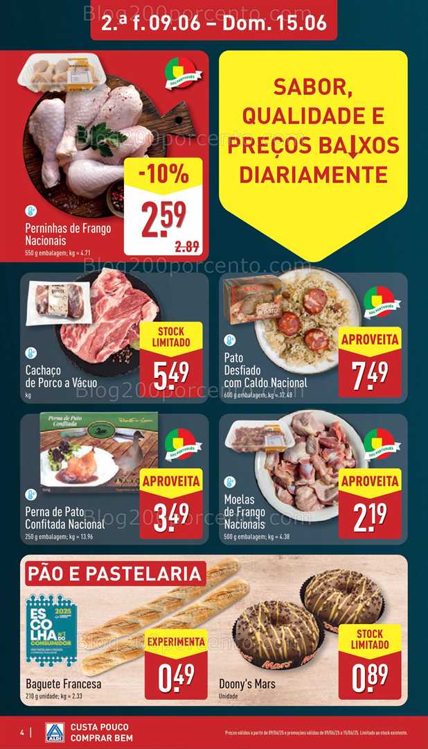 Antevisão Folheto ALDI Promoções de 9 a 15 junho all
