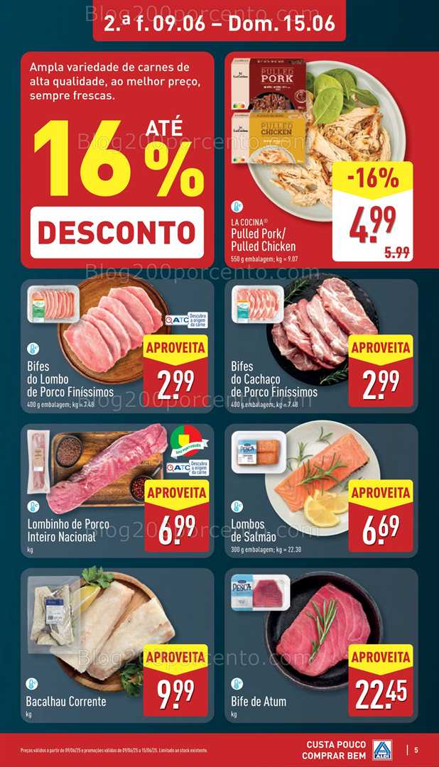 Antevisão Folheto ALDI Promoções de 9 a 15 junho all