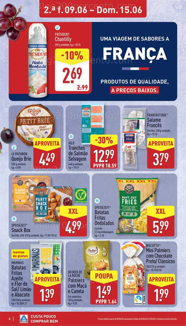 Antevisão Folheto ALDI Promoções de 9 a 15 junho all