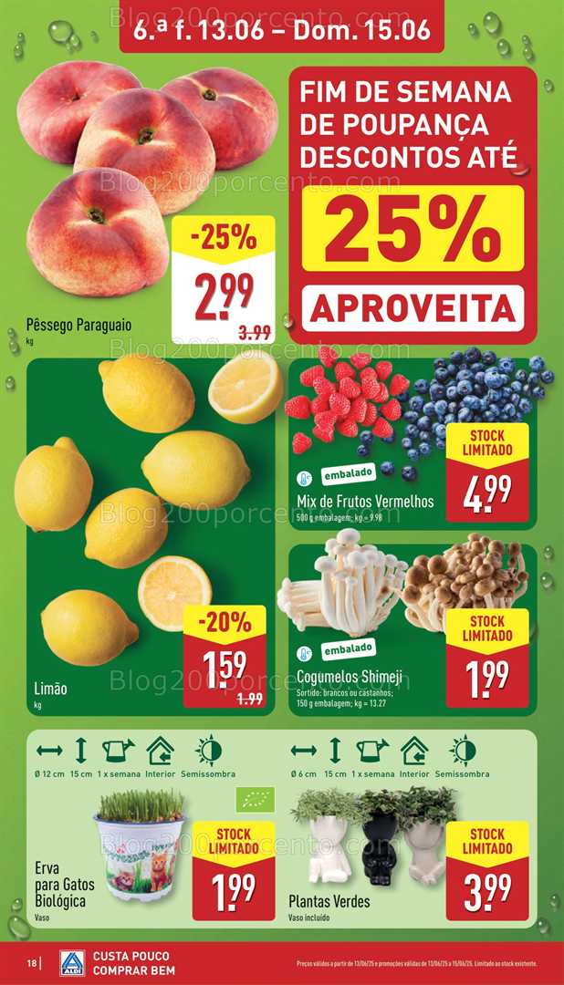 Antevisão Folheto ALDI Promoções de 9 a 15 junho all
