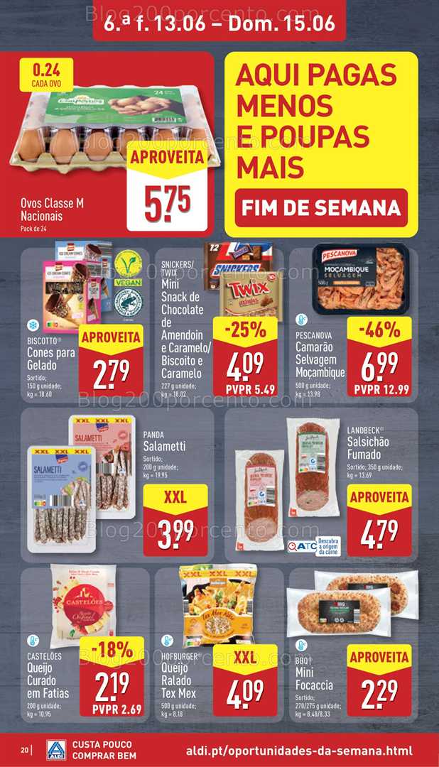 Antevisão Folheto ALDI Promoções de 9 a 15 junho all