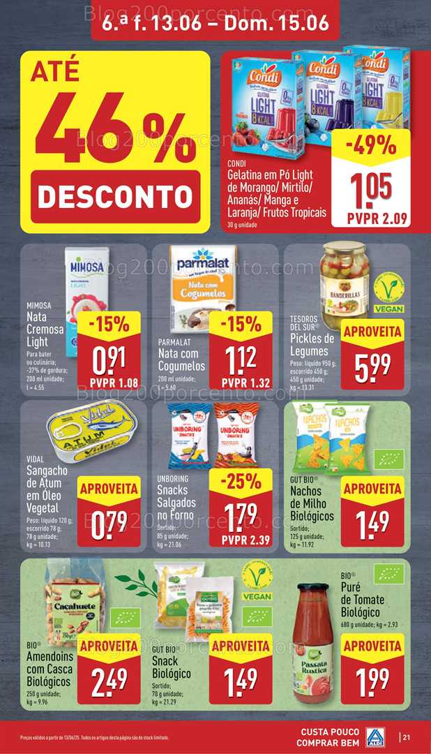 Antevisão Folheto ALDI Promoções de 9 a 15 junho all