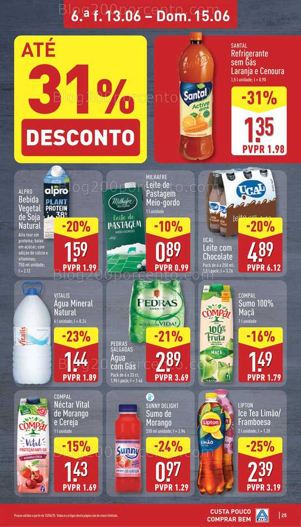 Antevisão Folheto ALDI Promoções de 9 a 15 junho all