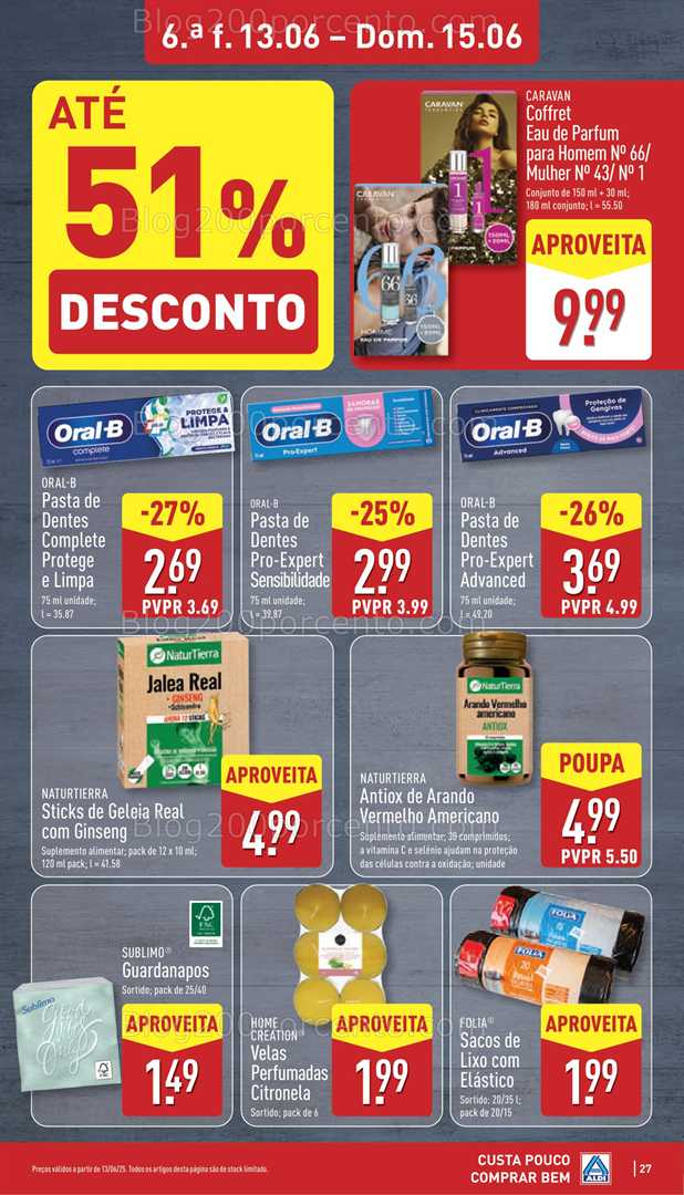 Antevisão Folheto ALDI Promoções de 9 a 15 junho all