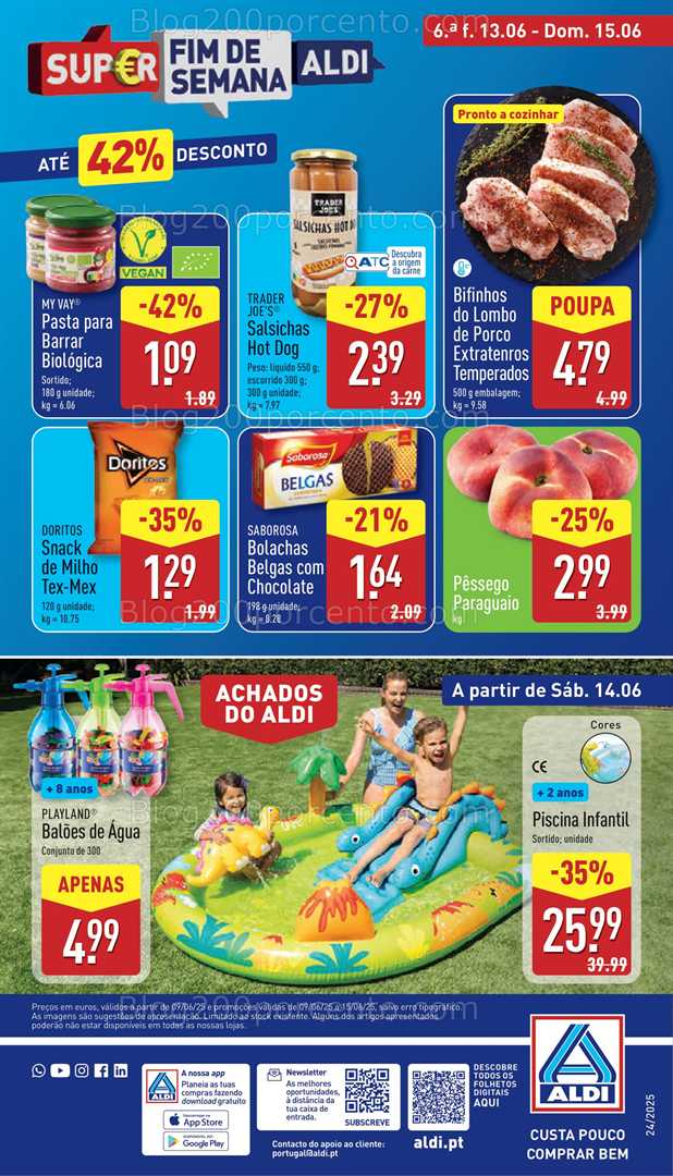 Antevisão Folheto ALDI Bazar Promoções de 14 a 15 junho bazar 14
