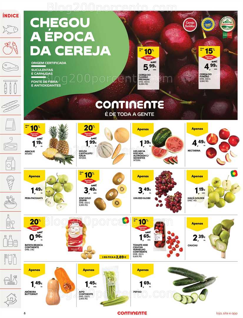 Antevisão Folheto CONTINENTE Promoções de 3 a 9 junho all