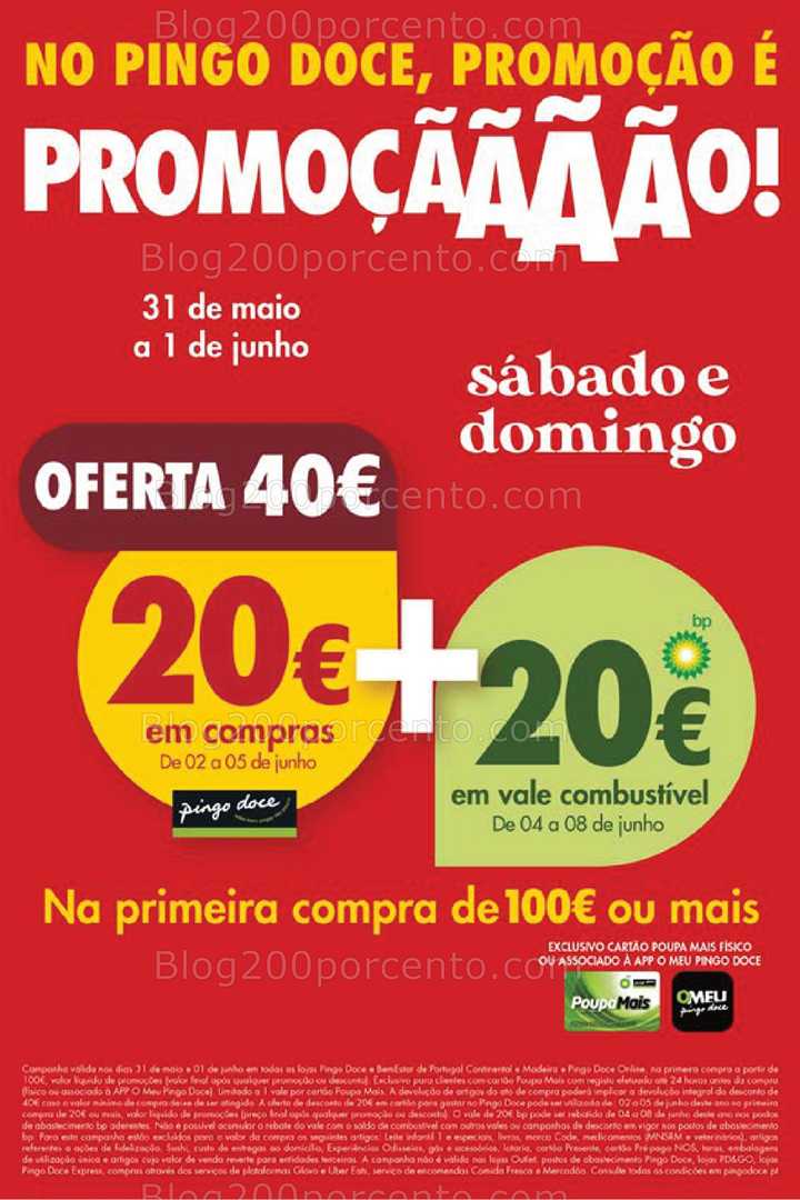 Antevisão Folheto PINGO DOCE Promoções Fim de Semana - 31 maio a 1 junho all