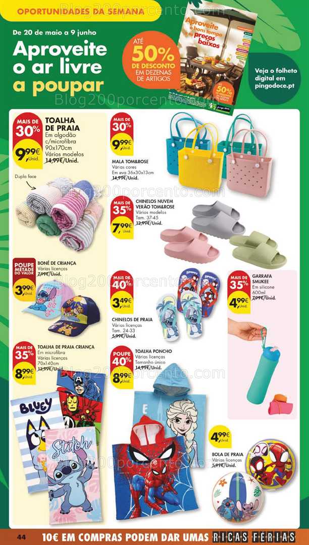 Antevisão Folheto PINGO DOCE Bazar Grandes Promoções de 3 a 9 junho bazar