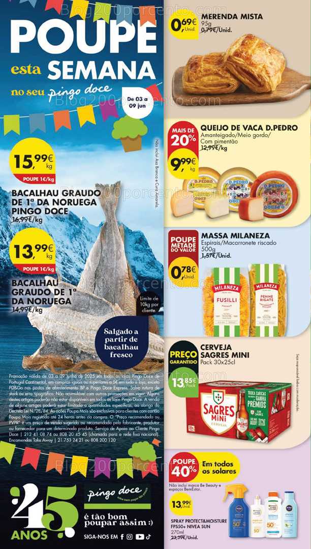 Antevisão Folheto PINGO DOCE Promoções de 3 a 9 junho all