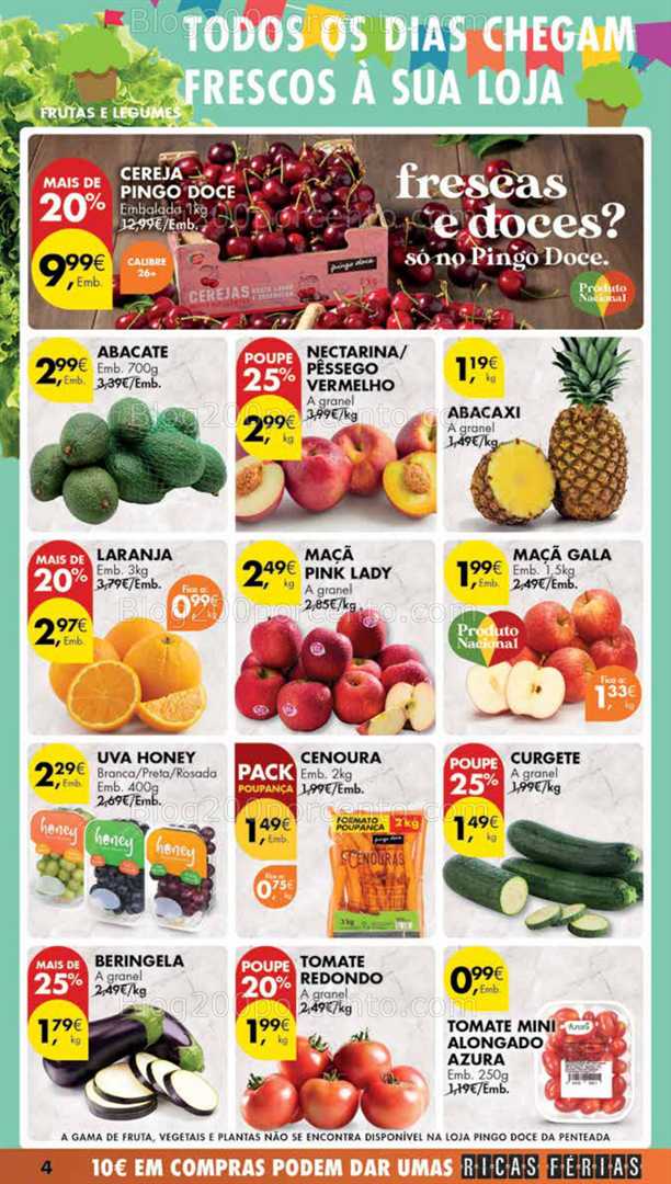 Antevisão Folheto PINGO DOCE Madeira Promoções de 3 a 9 junho all