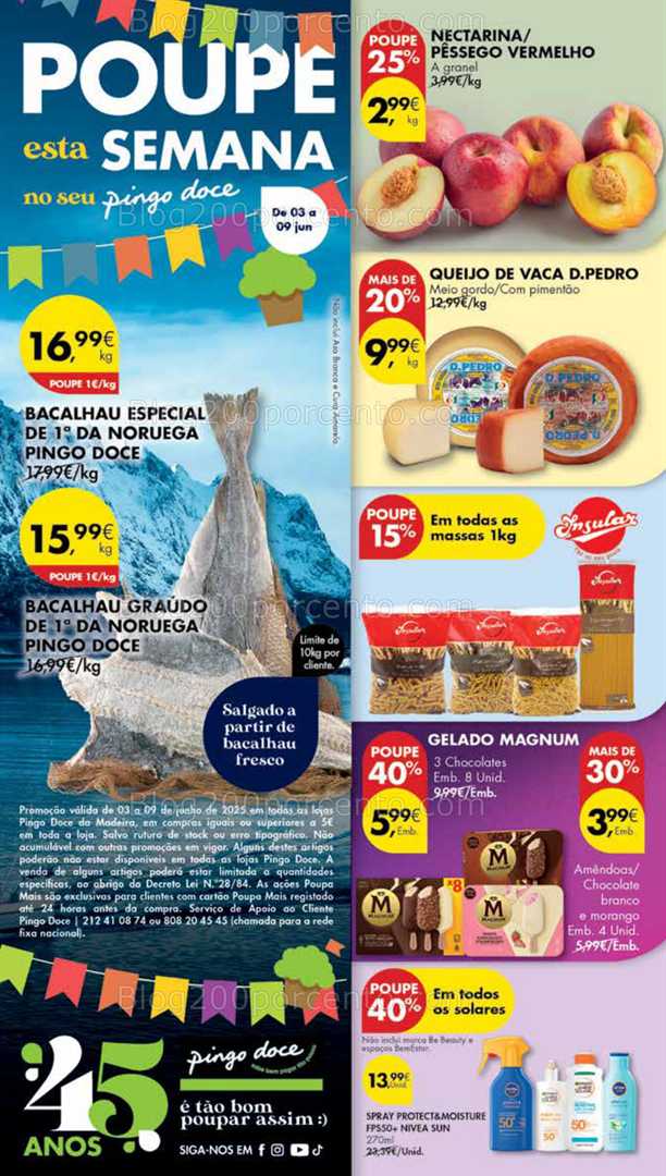 Antevisão Folheto PINGO DOCE Madeira Promoções de 3 a 9 junho all