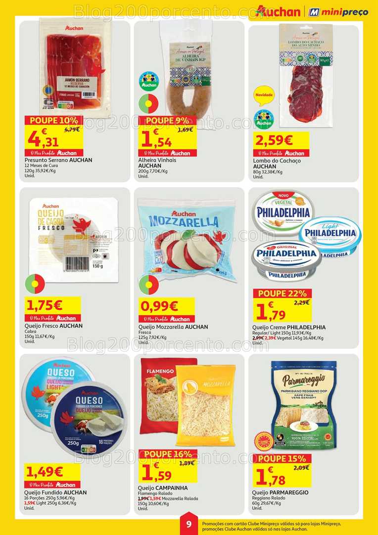 Antevisão Folheto AUCHAN - MINIPREÇO Promoções de 5 a 11 junho all