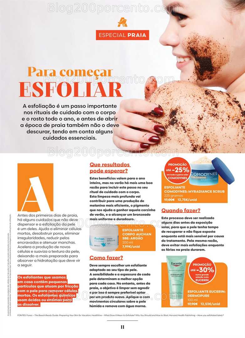Antevisão Folheto AUCHAN Saúde e Bem-Estar Verão Promoções de 2 junho a 1 julho