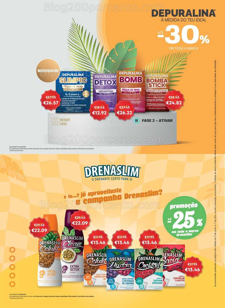Antevisão Folheto AUCHAN Saúde e Bem-Estar Verão Promoções de 2 junho a 1 julho