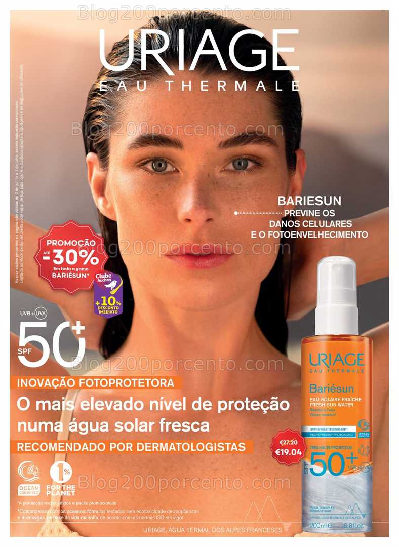 Antevisão Folheto AUCHAN Saúde e Bem-Estar Verão Promoções de 2 junho a 1 julho
