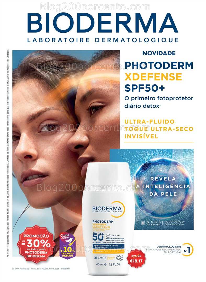 Antevisão Folheto AUCHAN Saúde e Bem-Estar Verão Promoções de 2 junho a 1 julho