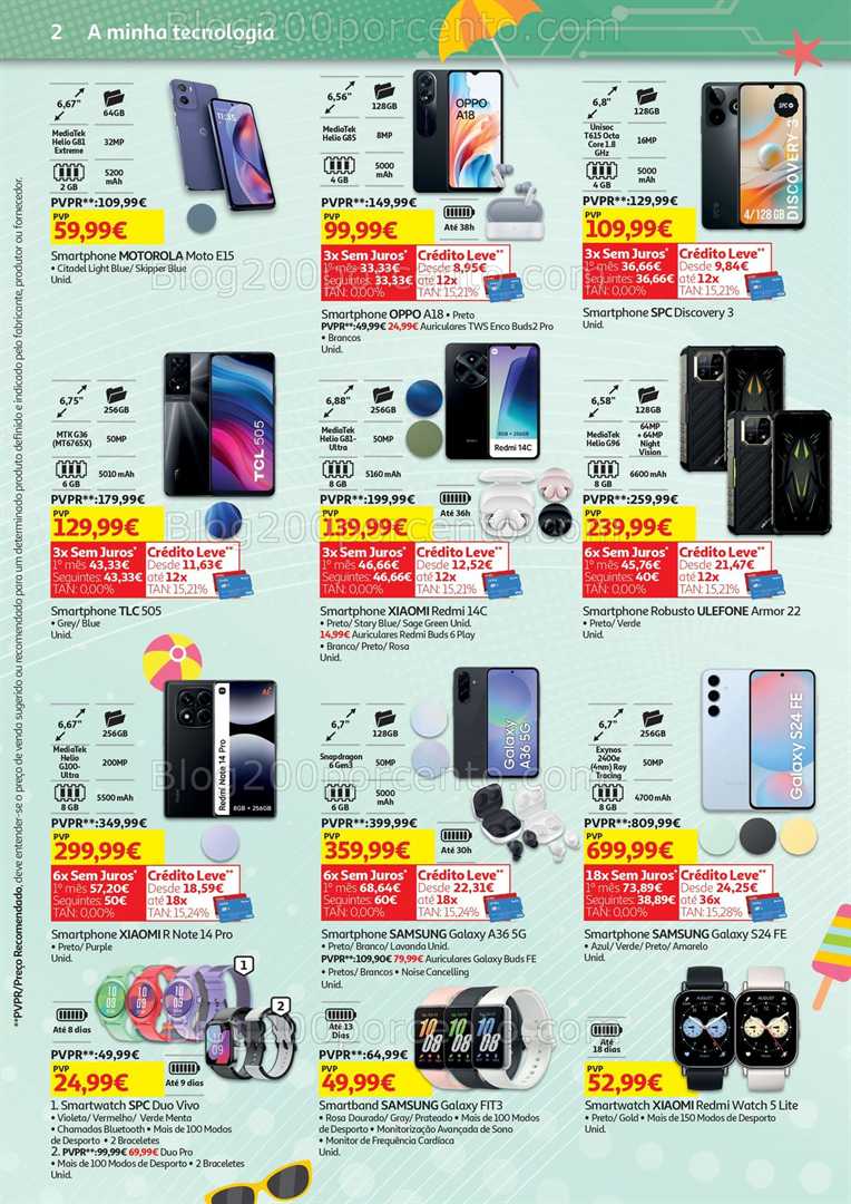 Antevisão Folheto AUCHAN Tecnologia Promoções de 2 a 17 junho
