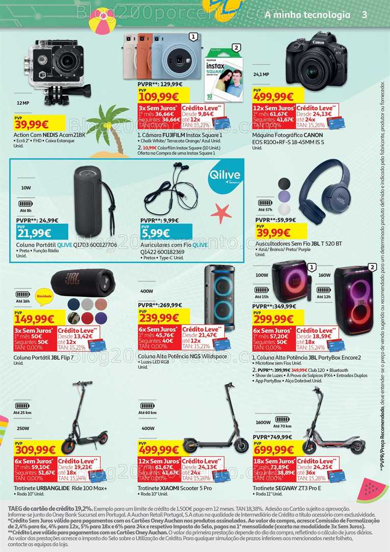 Antevisão Folheto AUCHAN Tecnologia Promoções de 2 a 17 junho