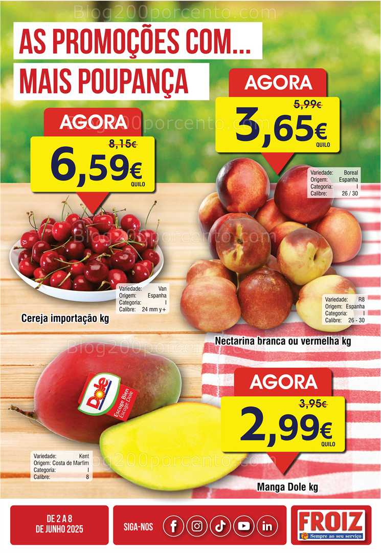 Antevisão Folheto FROIZ Promoções de 2 a 8 junho all