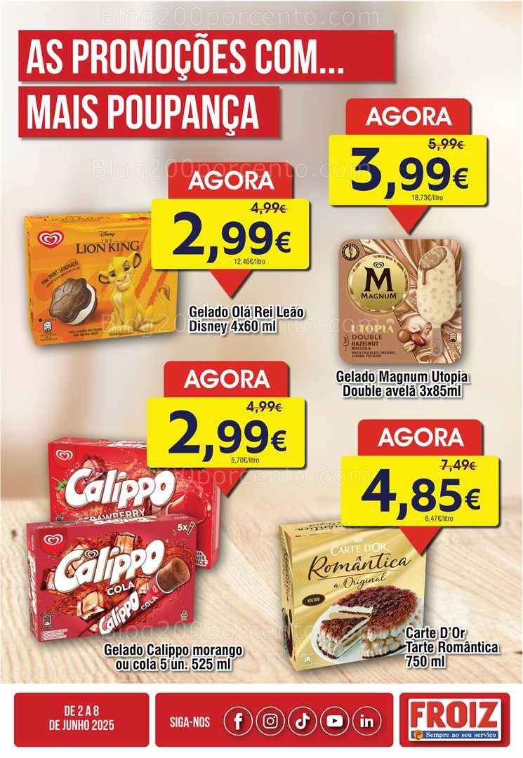 Antevisão Folheto FROIZ Promoções de 2 a 8 junho all