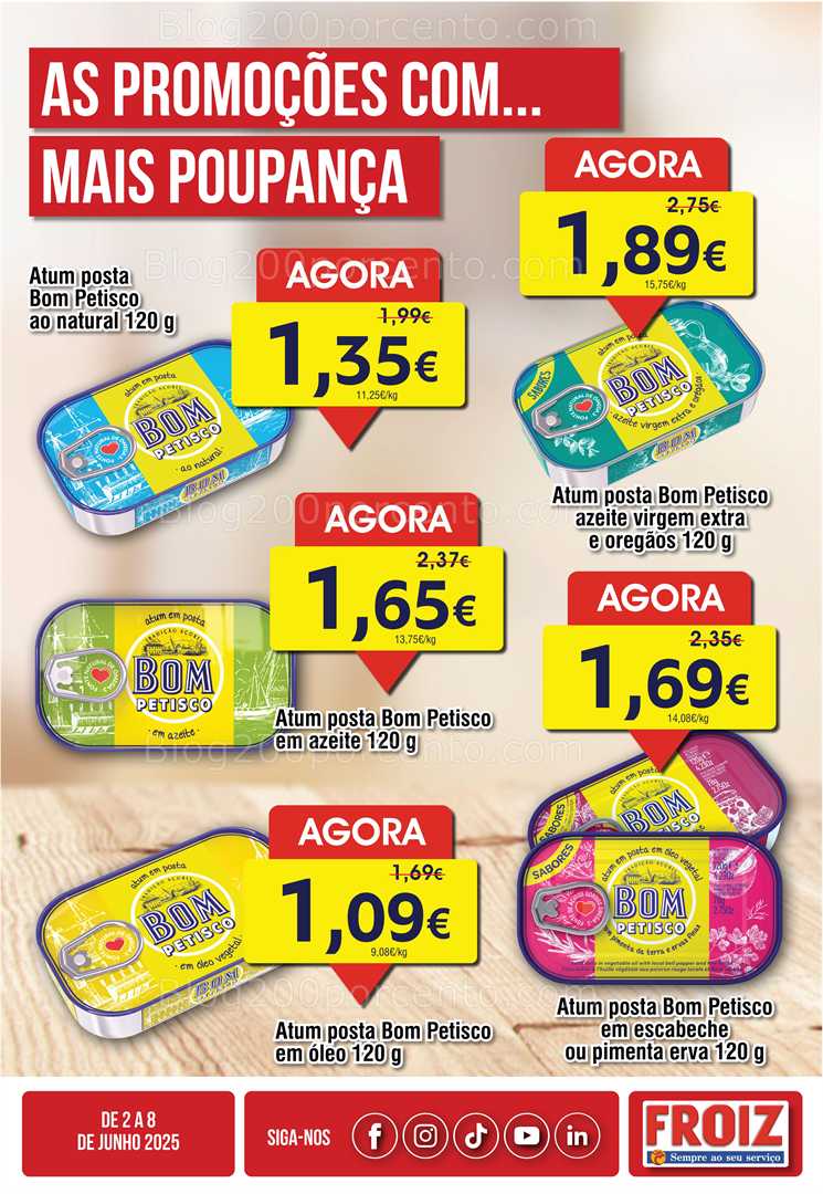 Antevisão Folheto FROIZ Promoções de 2 a 8 junho all