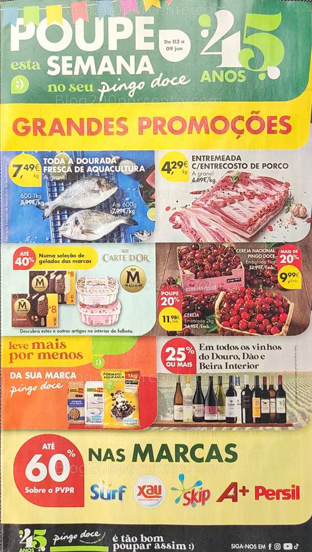 Antevisão Folheto PINGO DOCE Promoções de 3 a 9 junho all