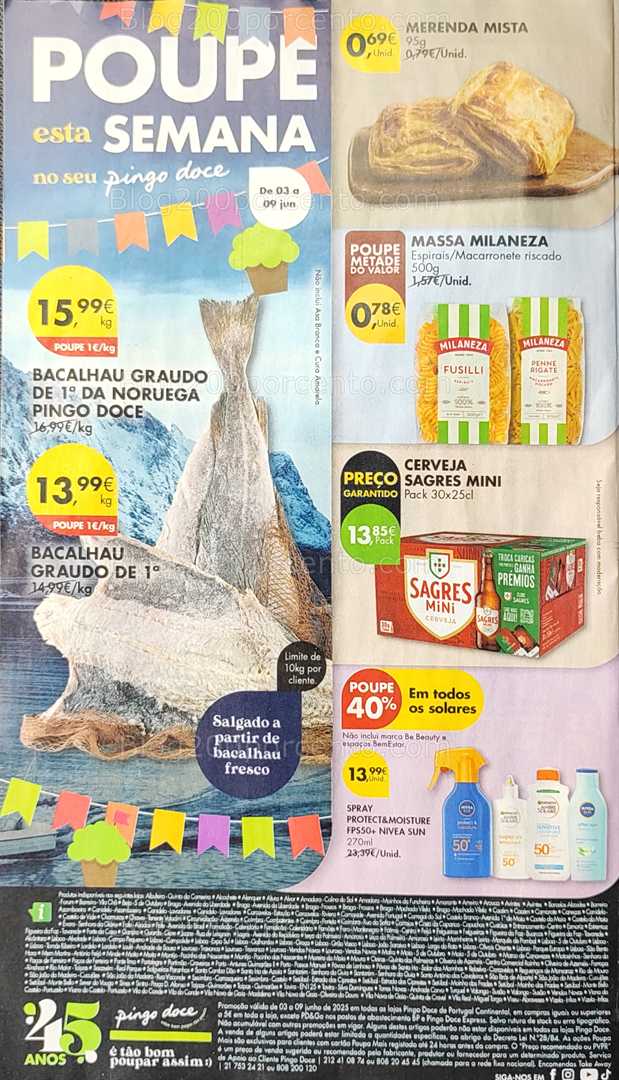 Antevisão Folheto PINGO DOCE Promoções de 3 a 9 junho all