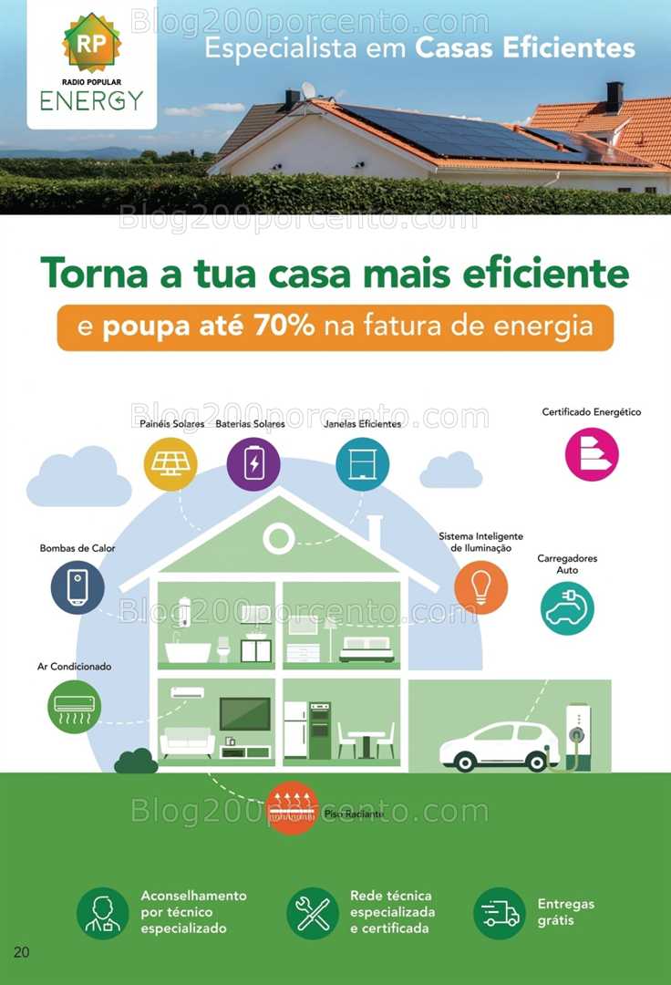 Antevisão Folheto RADIO POPULAR Ar Condicionado e Energias Renováveis - 3 a 30 junho all