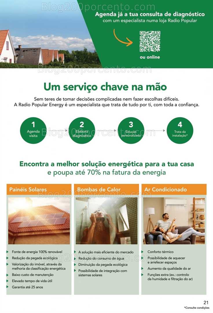 Antevisão Folheto RADIO POPULAR Ar Condicionado e Energias Renováveis - 3 a 30 junho all