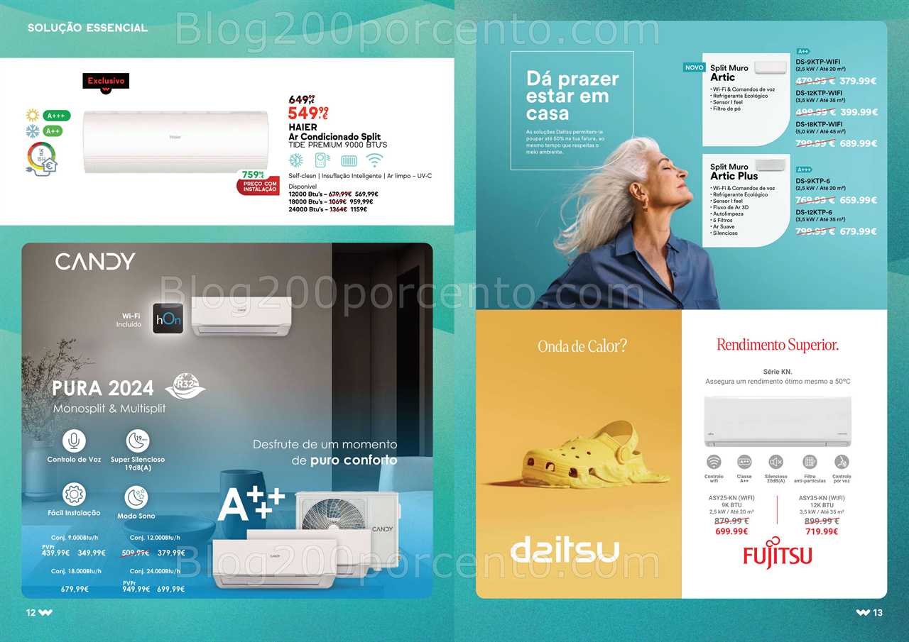 Antevisão Folheto WORTEN Ar Condicionado Promoções de 3 a 30 junho all