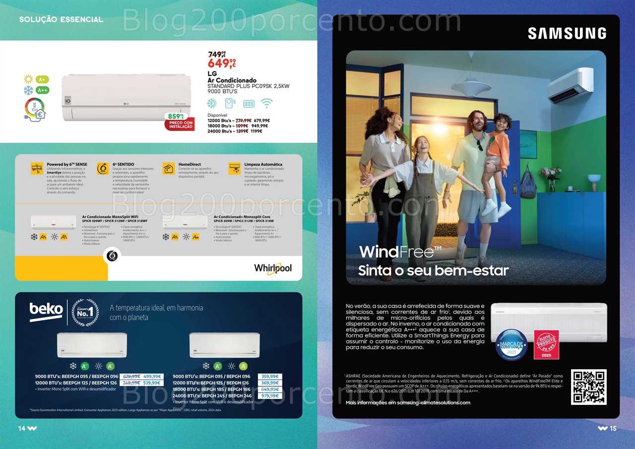 Antevisão Folheto WORTEN Ar Condicionado Promoções de 3 a 30 junho all