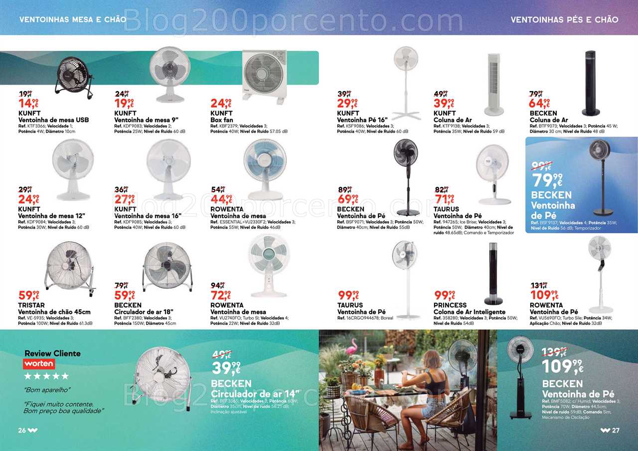 Antevisão Folheto WORTEN Ar Condicionado Promoções de 3 a 30 junho all