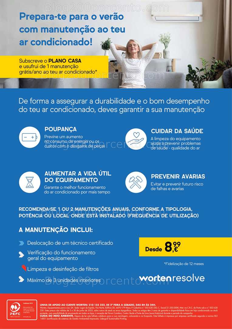 Antevisão Folheto WORTEN Ar Condicionado Promoções de 3 a 30 junho all