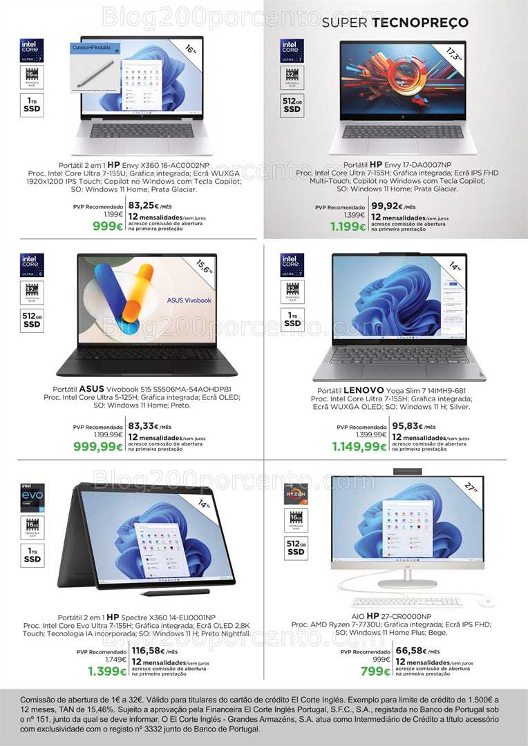 Antevisão Folheto EL CORTE INGLÉS Tecnologia Promoções de 6 a 18 junho all