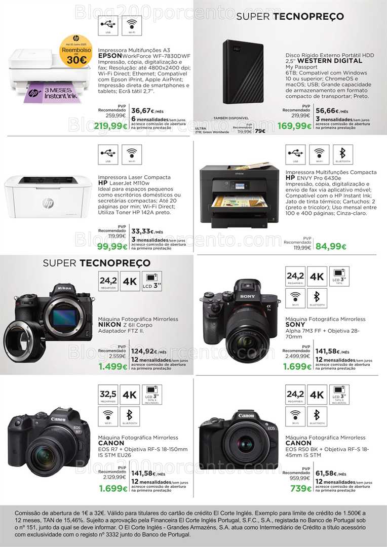 Antevisão Folheto EL CORTE INGLÉS Tecnologia Promoções de 6 a 18 junho all