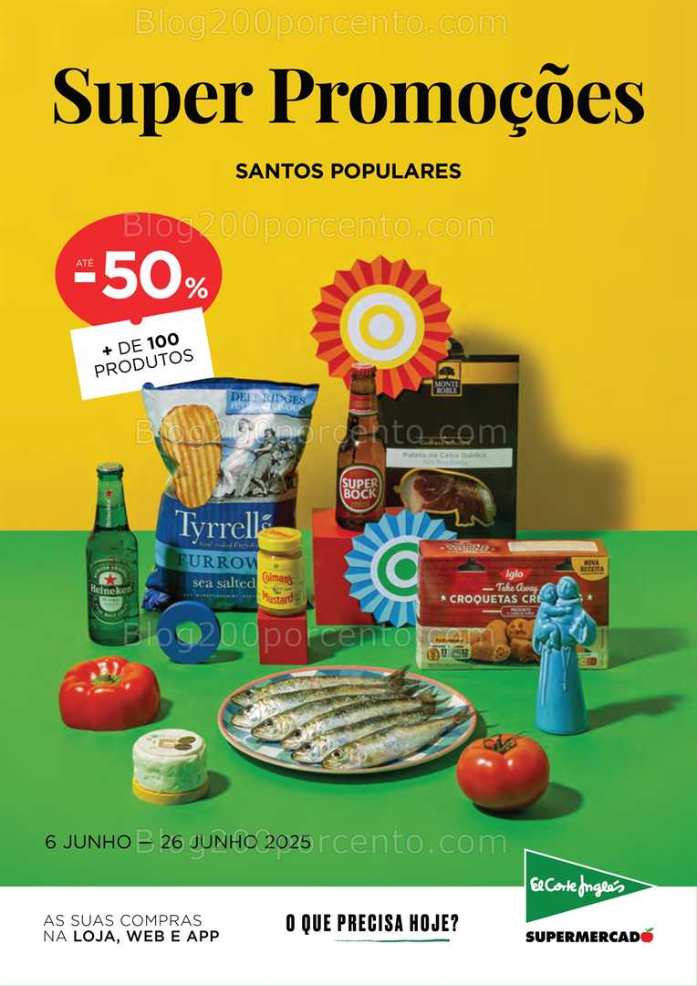 Antevisão Folheto EL CORTE INGLÉS Promoções de 6 a 26 junho all