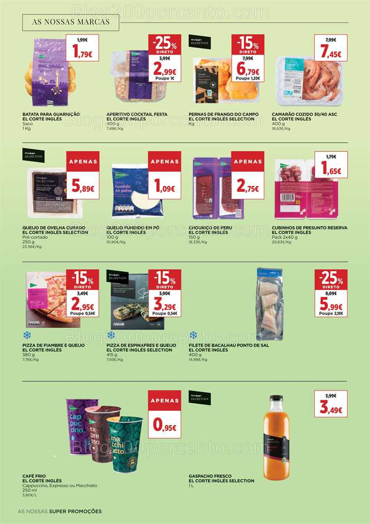 Antevisão Folheto EL CORTE INGLÉS Promoções de 6 a 26 junho all