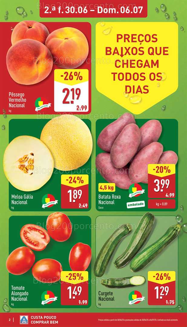 Antevisão Folheto ALDI Promoções de 30 junho a 6 julho all