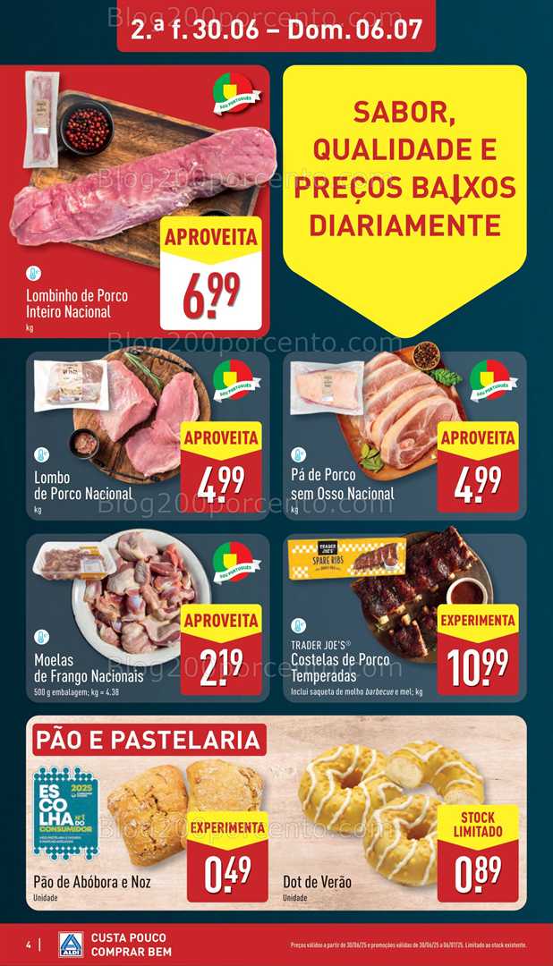 Antevisão Folheto ALDI Promoções de 30 junho a 6 julho all