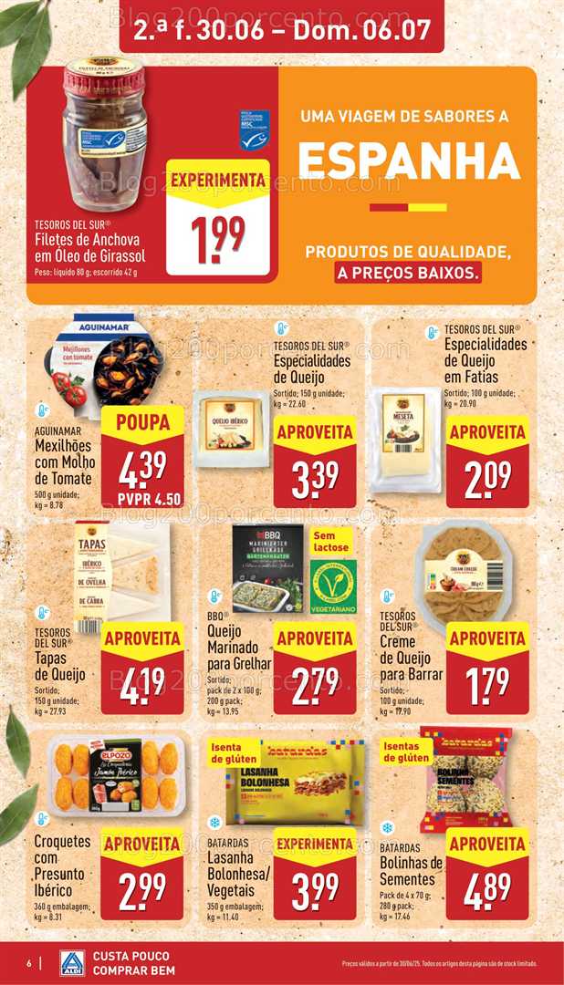 Antevisão Folheto ALDI Promoções de 30 junho a 6 julho all
