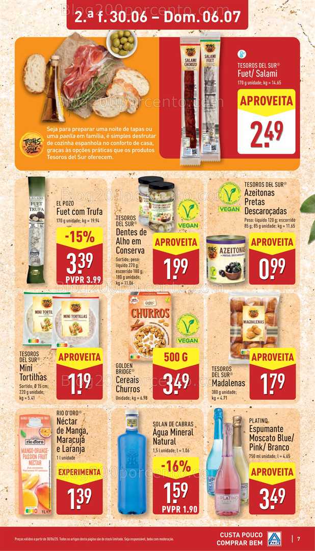 Antevisão Folheto ALDI Promoções de 30 junho a 6 julho all